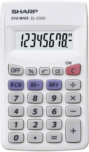 Sharp 233 taschenrechner - sharp,