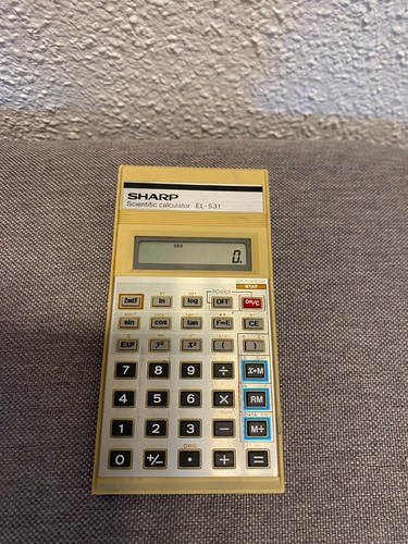 Vintage sharp el 531a - sharp,