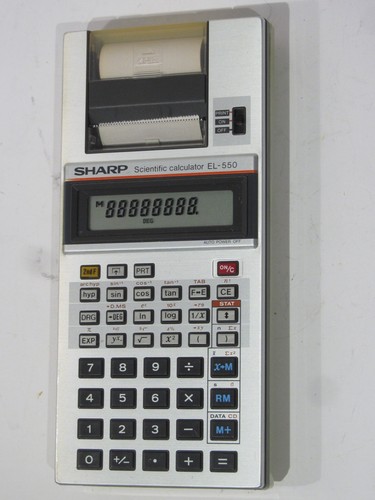 Sharp 550 lcd pocket - sharp, el