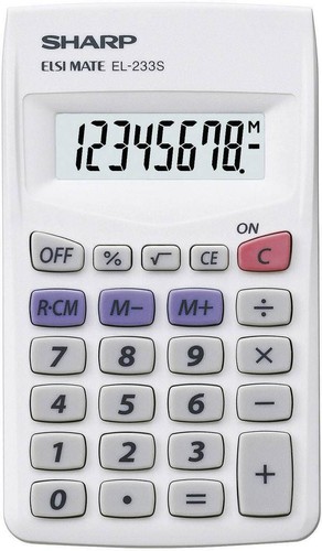 Sharp 233 taschenrechner - sharp, el-233