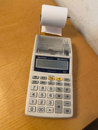 Sharp 1611e electronic - el-1611e,