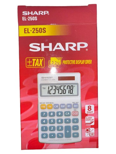 Sharp 250s taschenrechner - sharp, el-250s