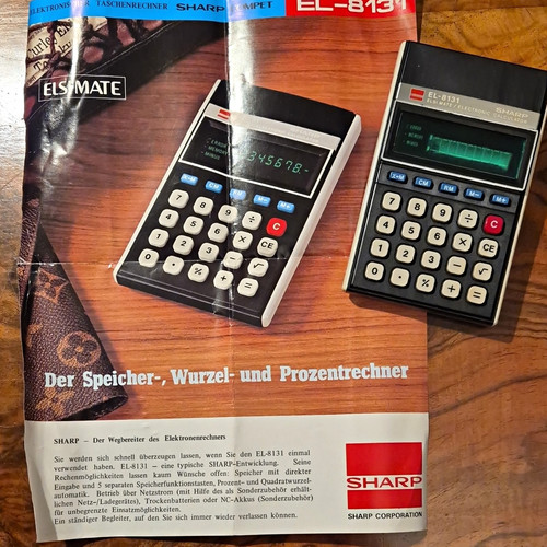 Taschenrechner 1978 grüne - ,