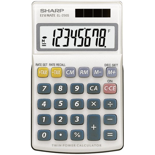 Sharp 250 taschenrechner - sharp,