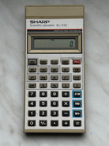 Sharp 530 taschenrechner - sharp, el-530