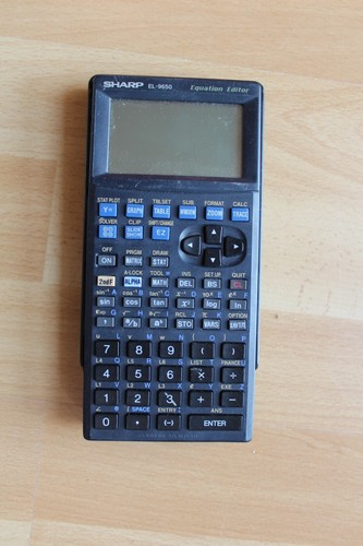 Sharp scientific 9650 - sharp,