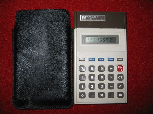 Sharp taschenrechner 8158 - sharp,
