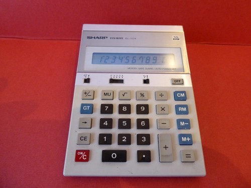 Vintage sharp taschenrechner - vintage,