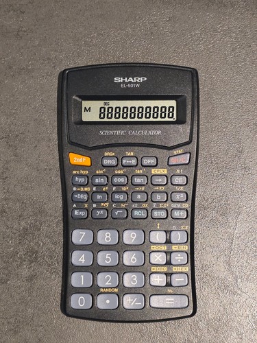Sharp 501w taschenrechner - sharp, el-501w