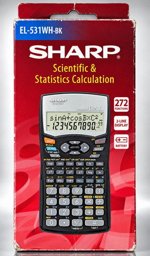 Sharp 531wh bk - sharp, el-531wh-bk