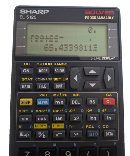 Sharp 5120 programmierbarer - el-5120,