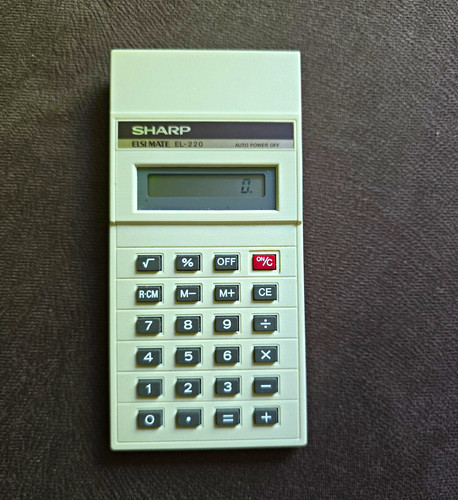 Vintage taschenrechner sharp - taschenrechner,