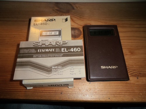 Sharp taschenrechner 460 - sharp, el-460
