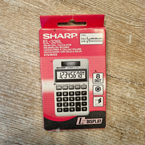 Sharp 326l elsi - el-326l, solar