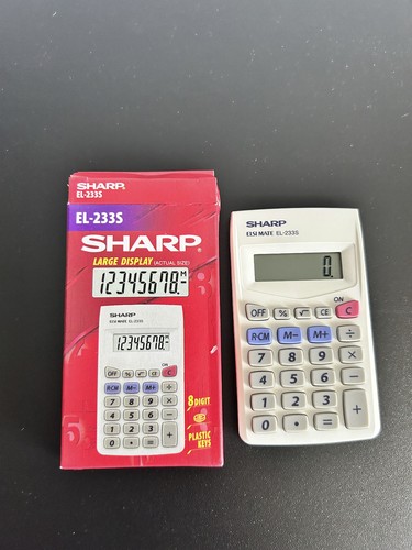 Sharp 233s taschenrechner 8 - sharp,