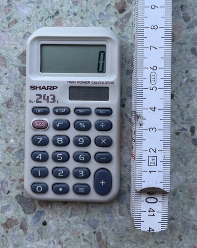 Taschenrechner sharp 243l - sharp, el-243l