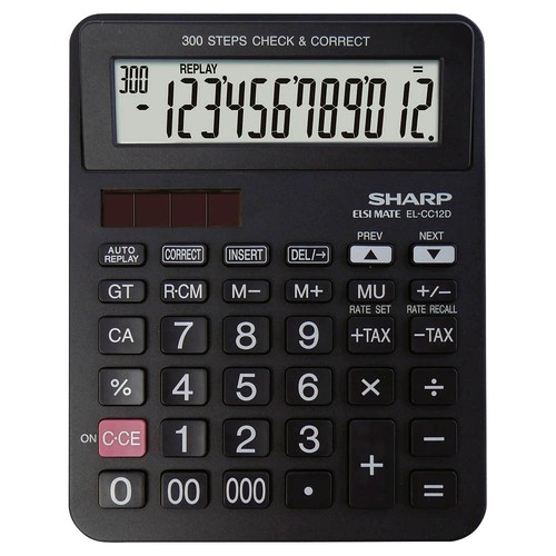 Sharp cc12d taschenrechner - sharp,