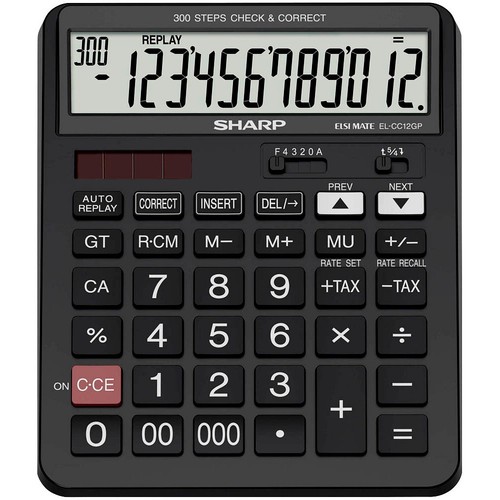 Sharp cc12gp taschenrechner - el-cc12gp,